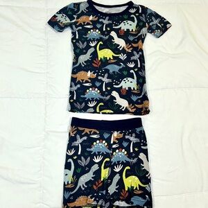 Little Sleepies Dino Short Sleeve Pajama Set